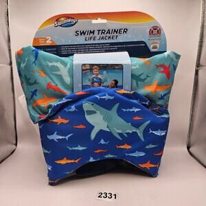 SWIMWAYS SWIM TRAINER 35-55LB CHILD LIFE JACKET NWT